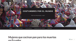 Desktop Screenshot of costumbresporelmundo.com